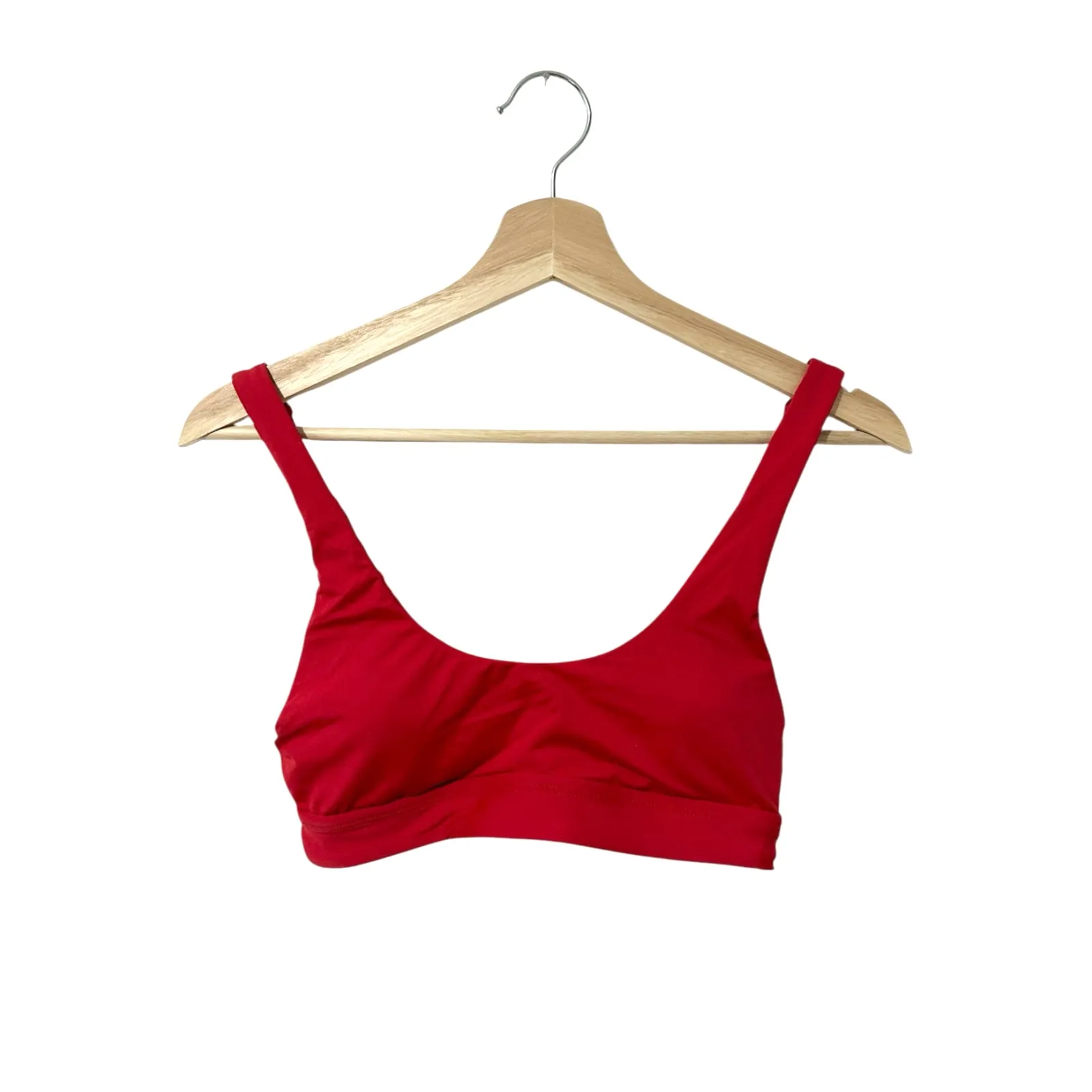 Andie Swim The Ventura Bikini Top in Cherry Red XS NWT - Image 4