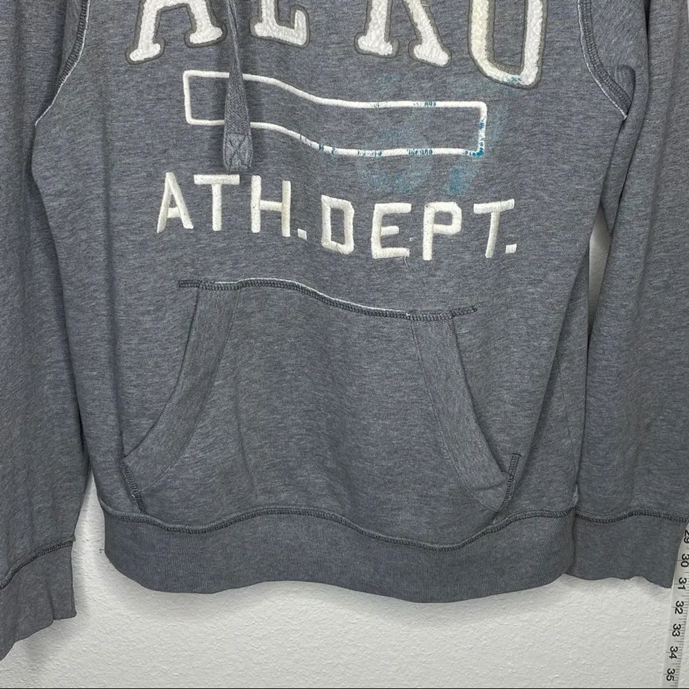 Aeropostale Pullover Hoodie Gray - Image 7