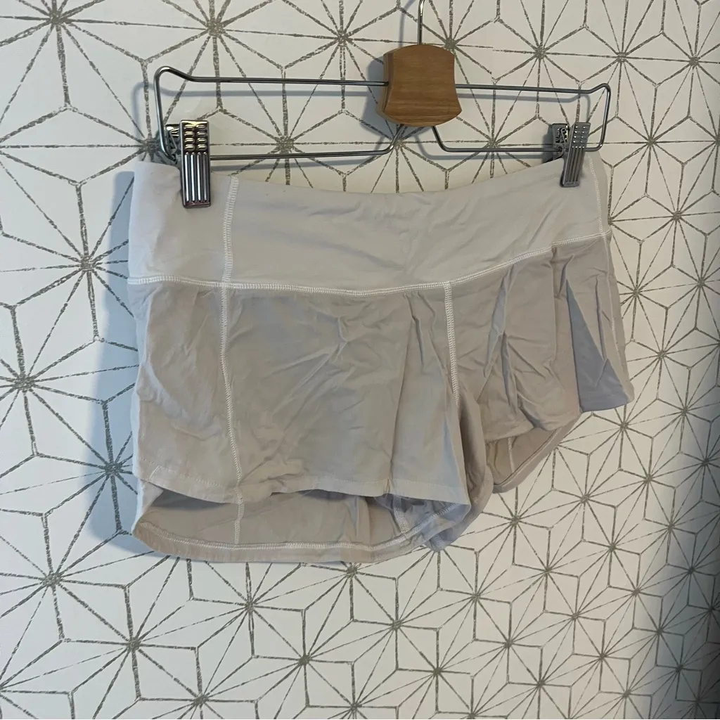 Lululemon Speed Up Short *2.5"
White - Image 5