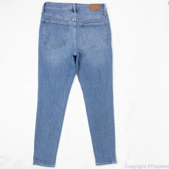 NEW Madewell the‎ tall Mid-rise Skinny Crop Jeans dewey wash, size 30T - Image 9