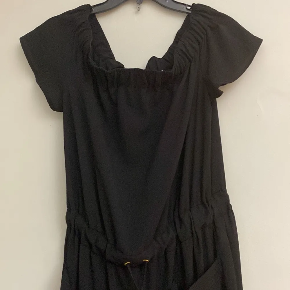 Michael Kors womens black light weight romper size L - Image 2