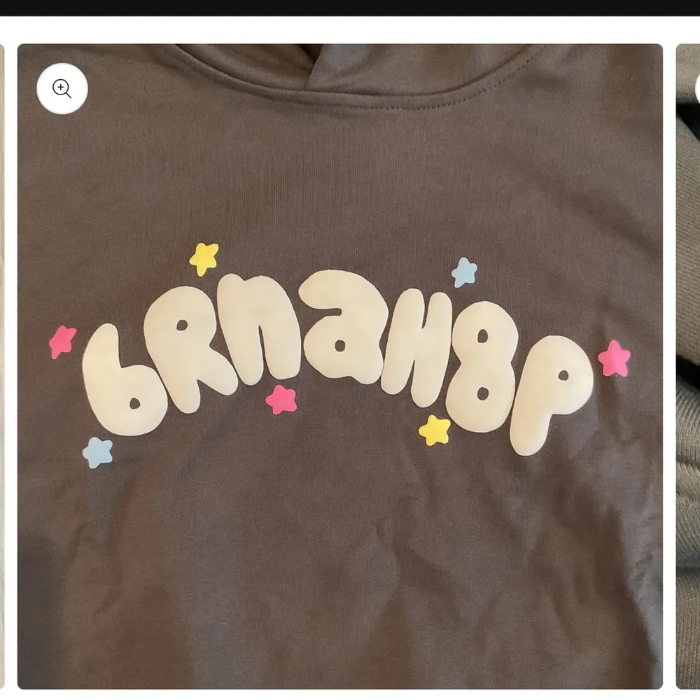 BRN2HOOP Dark Grey OG Hoodie large Gray - Image 5