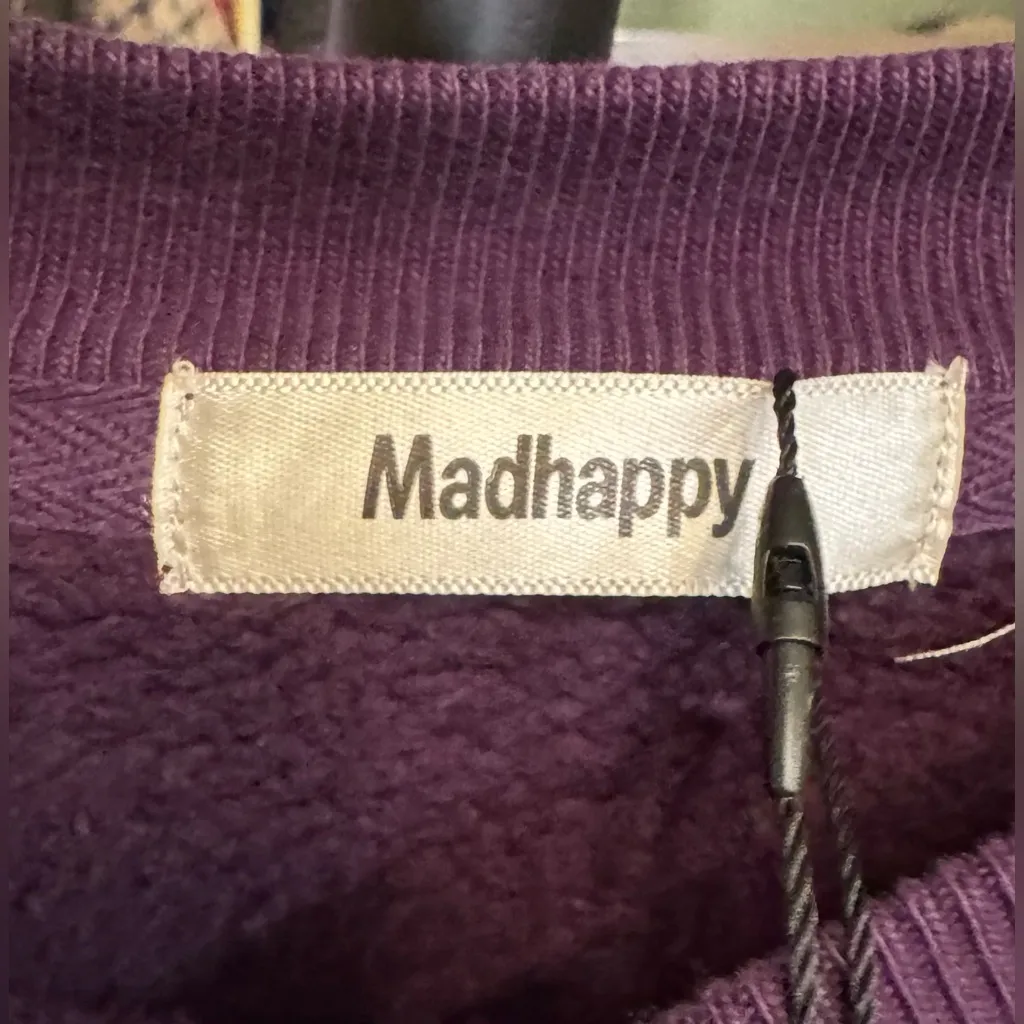 NWT Madhappy Campus Fleece Crewneck - Pennant purple - XS - Image 6