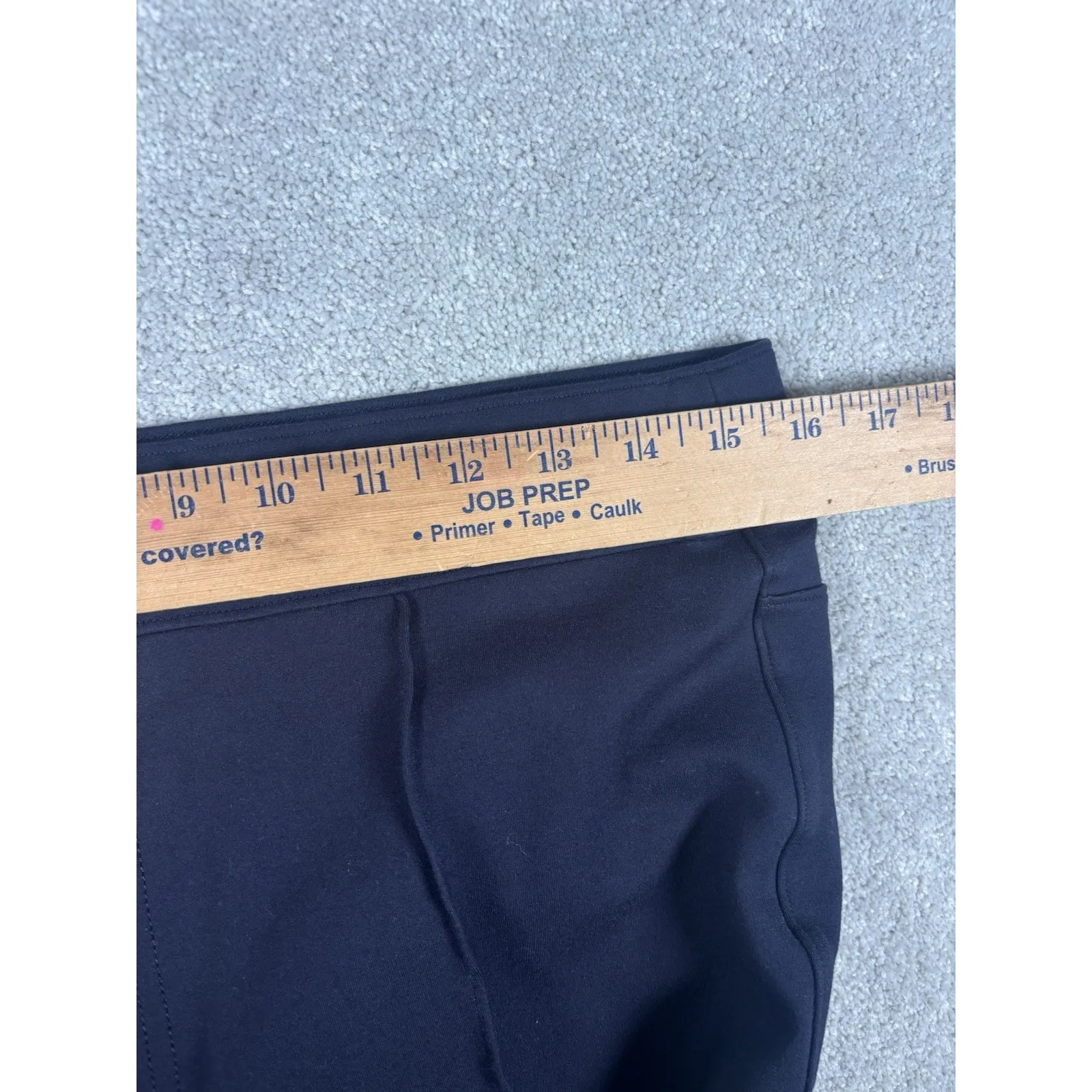 Spanx Pintuck Ponte Flare Pants Size XL Pet Navy Supersmooth PerfectFit Stretch - Image 8