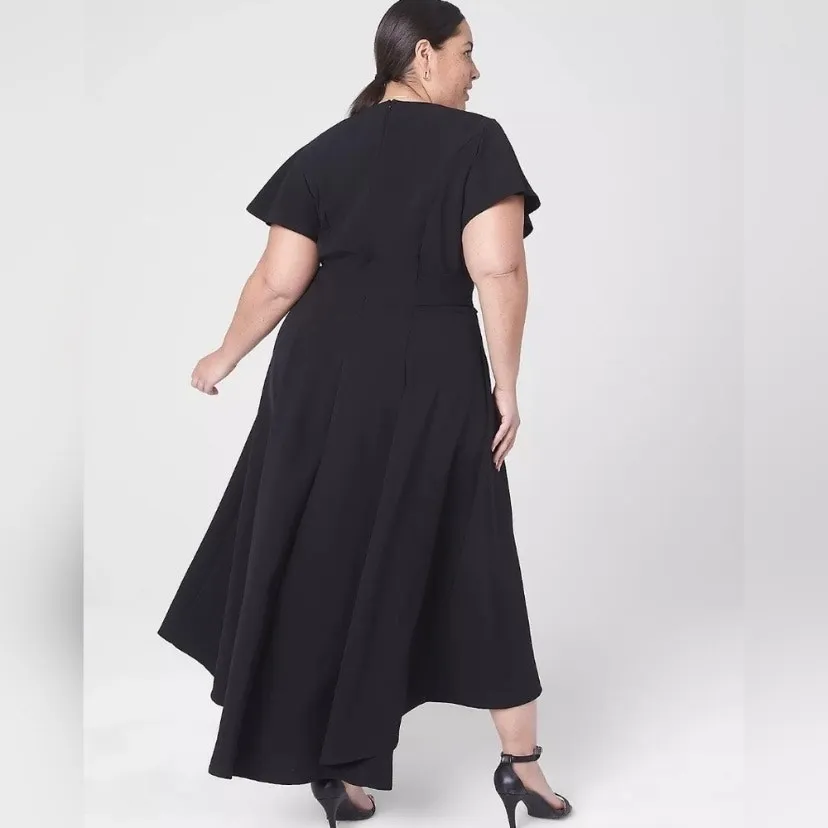 Lane Bryant Black Lena Midi Dress Sz.20W - Image 3