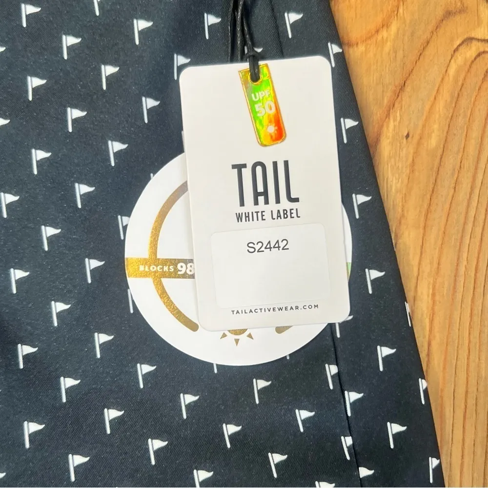 Tail White Label In For The Win Women's Pull On Golf Shorts #S2442 Black Size 8 - Image 2