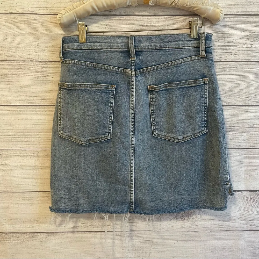 Wilfred Free Tanit Denim Cut Off Skirt - Image 4