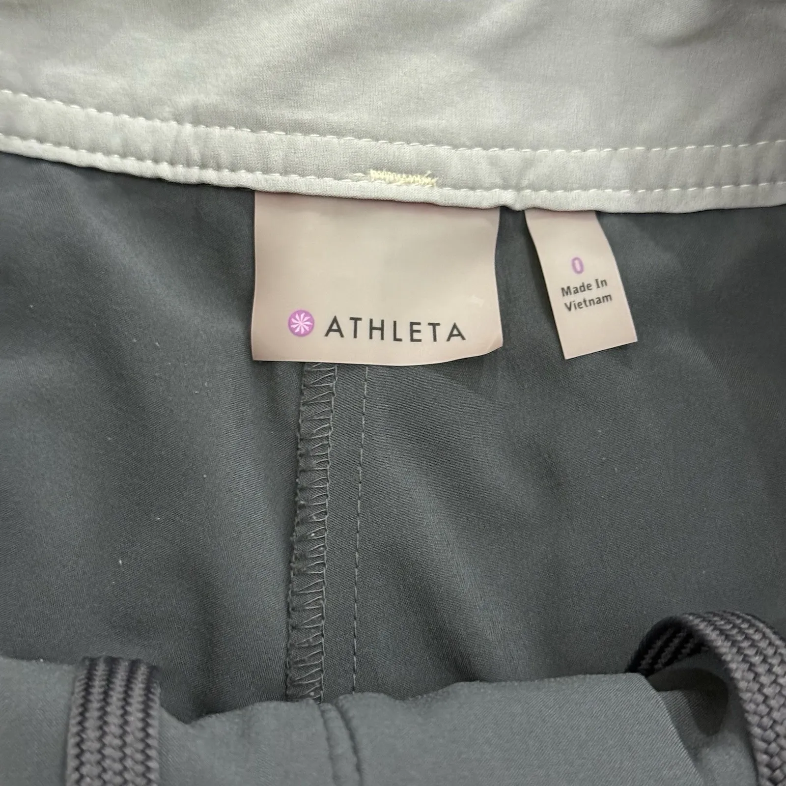 Athleta Whatever A-Line Skort Skirt Womens Sz 0 Gray Stretch Comfort Golf - Image 3