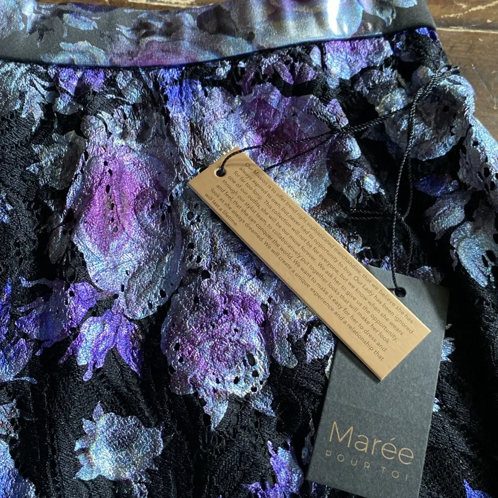 Maree Pour Toi Skirt NWT Black Size undefined - Image 5