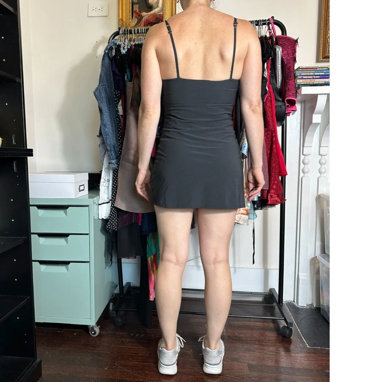 Abercrombie and Fitch Black Mini Workoutdress Size XST - Image 5