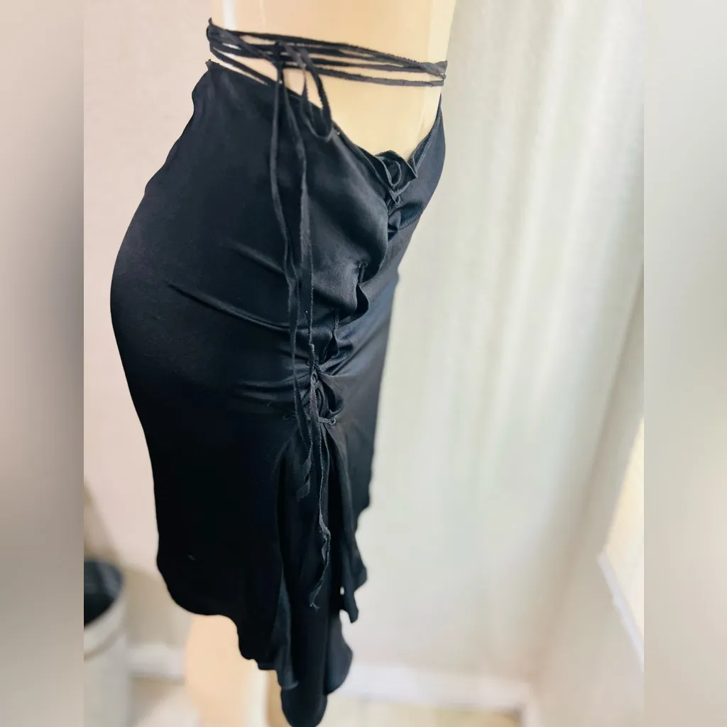 Gucci  2002 tom ford for gucci silk skirt. italian size 40 but lace up front - Image 5