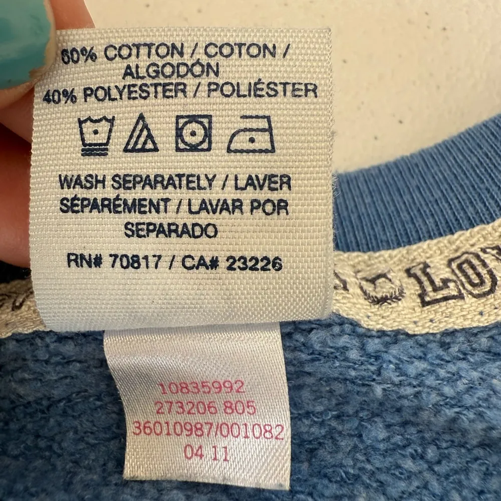 Vintage Victoria’s Secret PINK Blue LOVE Cheetah V - Image 5