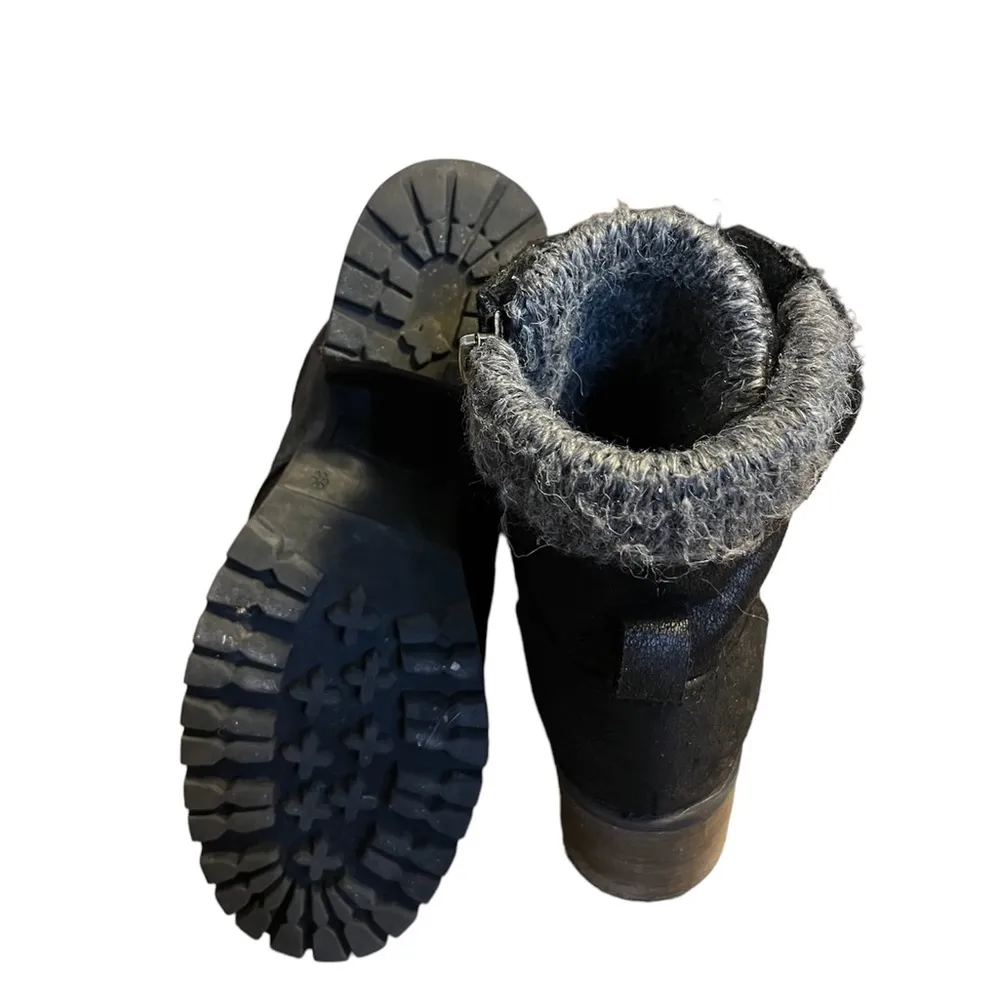 Carlos by  Chunky Black Heeled Boots Women’s Size 5.5 - Image 5