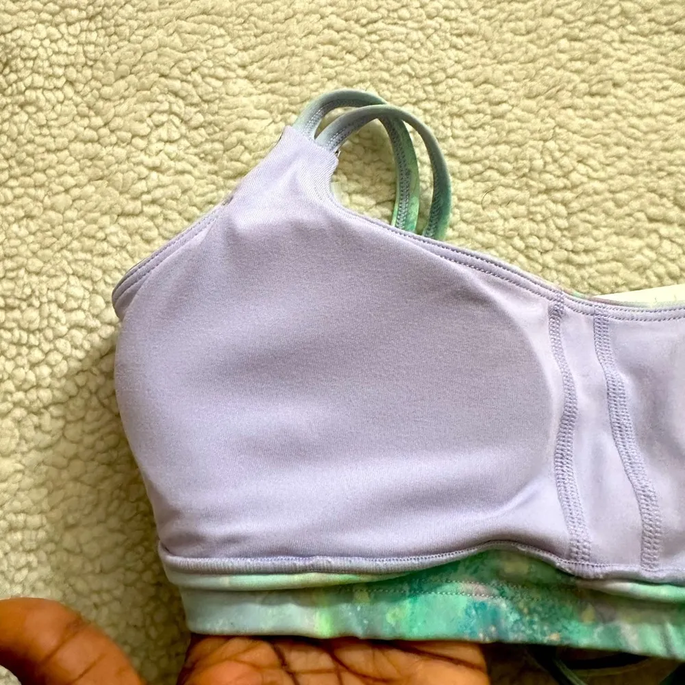 FABLETICS SPORTS BRA Tie Dye NWT Size XS Active Wear Work Out Bra - Image 7