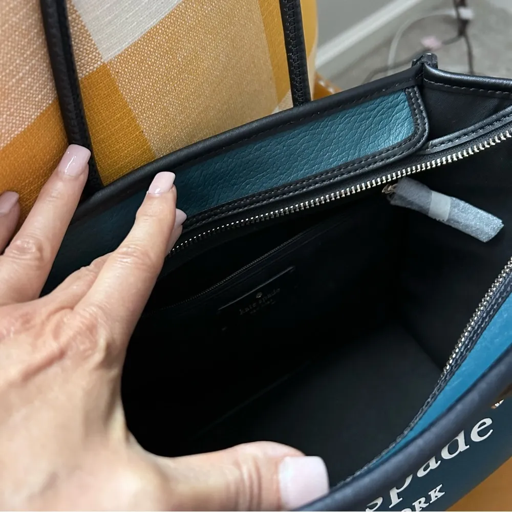 New Kate Spade Ella Pebbled
Leather Small
Tote Satchel Crossbody Bag - Image 6