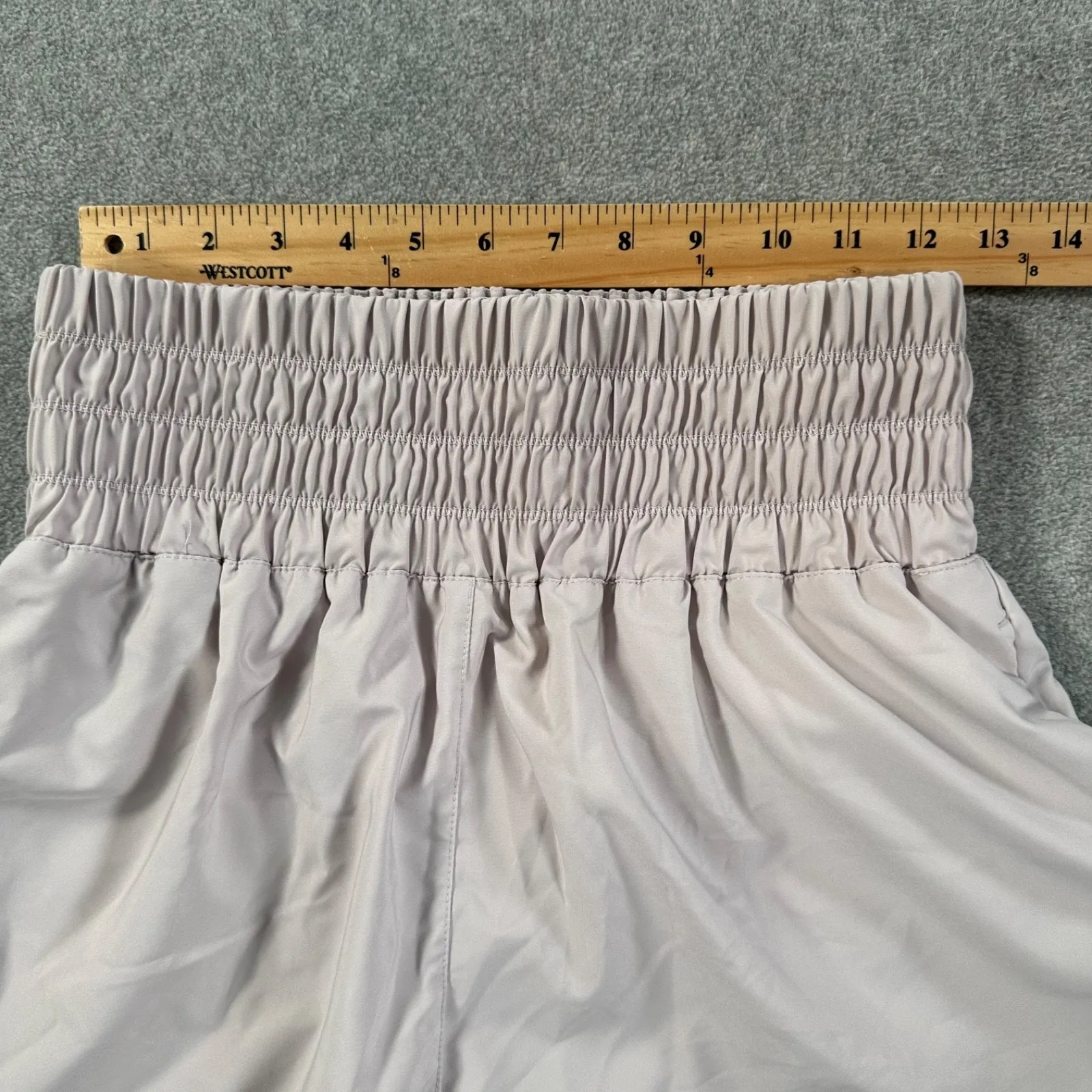 Nike One Dri-FIT Ultra High-Waisted 3" Brief-Lined Shorts Women's Medium Purple - Image 3