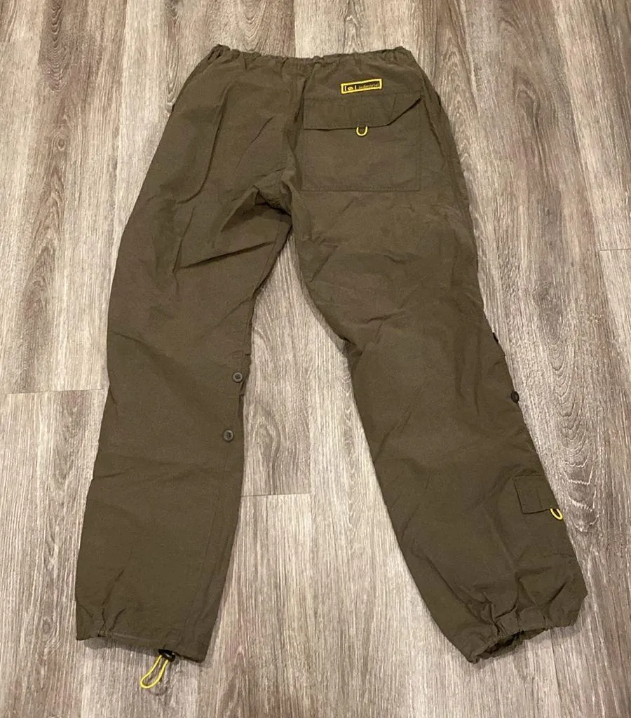 Y2k vintage L.E.I low rise baggy utility cargo pants olive green medium - Image 12