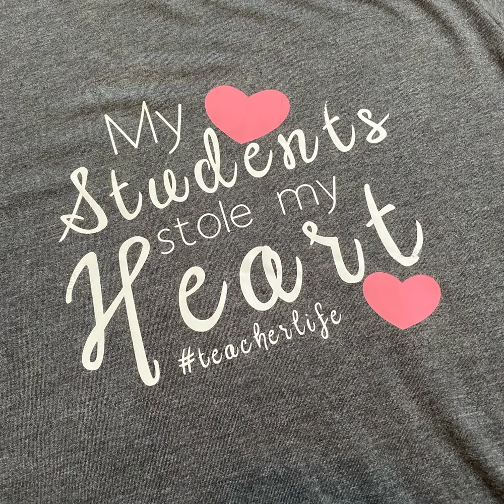 My Students Stole My Heart #teacherlife Womens Tshirt - Image 7