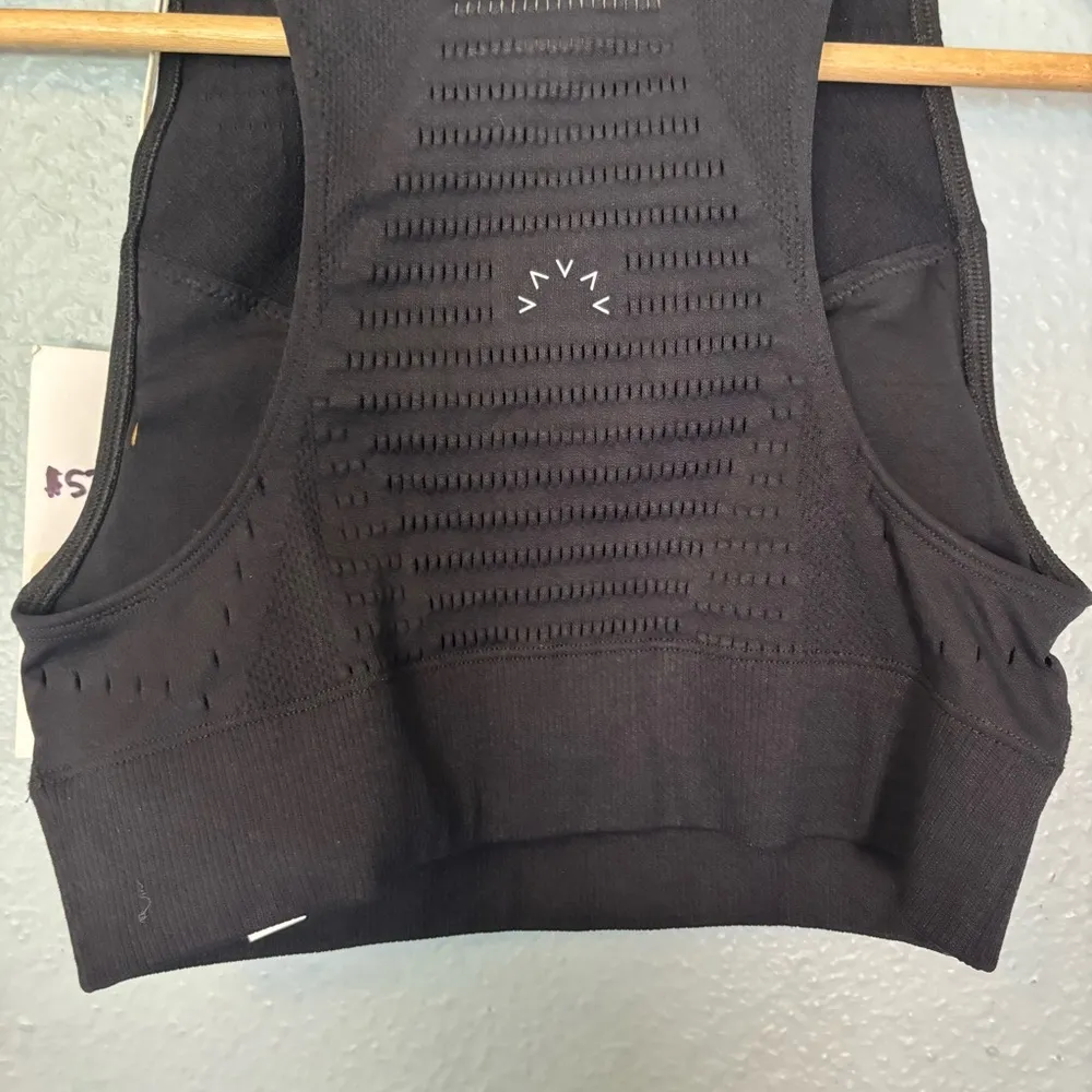 NWT Varley Seamless Compression Macapa Black Sports Bra Size XS Workout Gym - Image 9