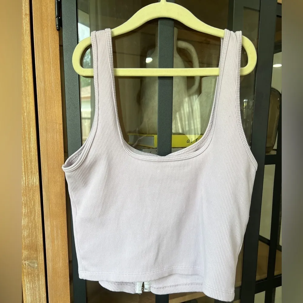 Abercrombie Tank ribbed seamless hook-and-eye corset scuba pastel - Image 5