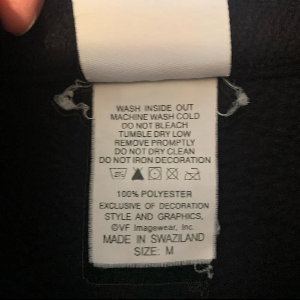 NFL New Orleans Saints Black Hoodie Sweatshirt Ladies Size Medium Quarter Zip - Image 4