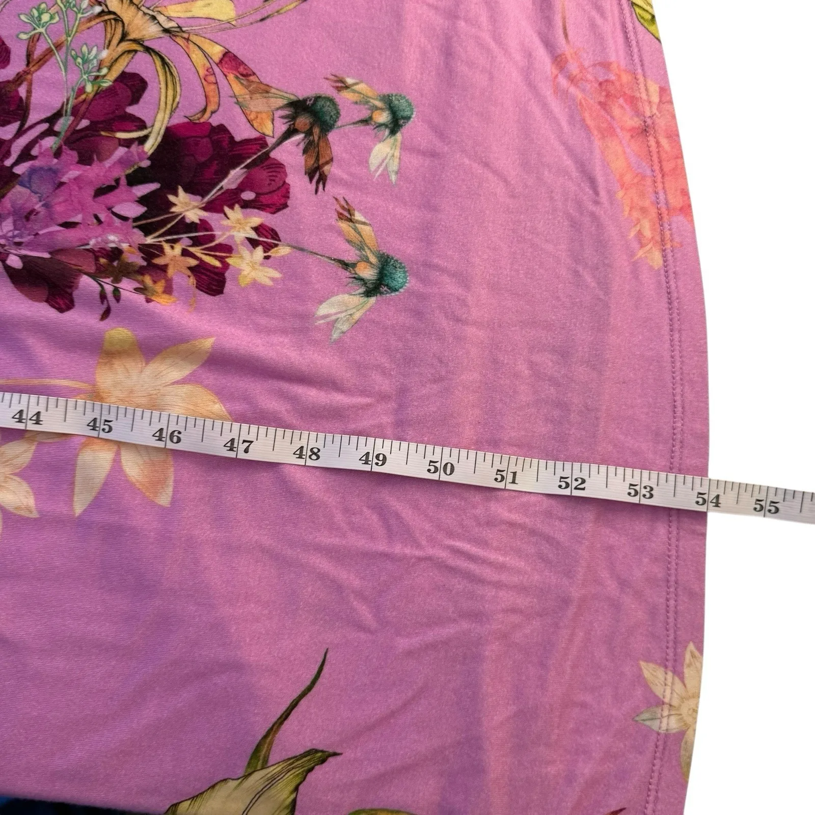 Soma Purple Floral Sleeveless Maxi Dress Size Large Tropical Vacation Beach - Image 10