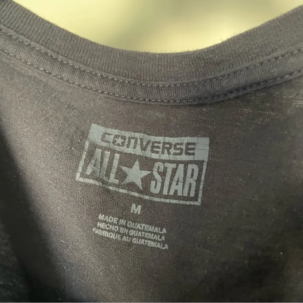 Converse  All Star Raw Hem Crop Top Medium - Image 3