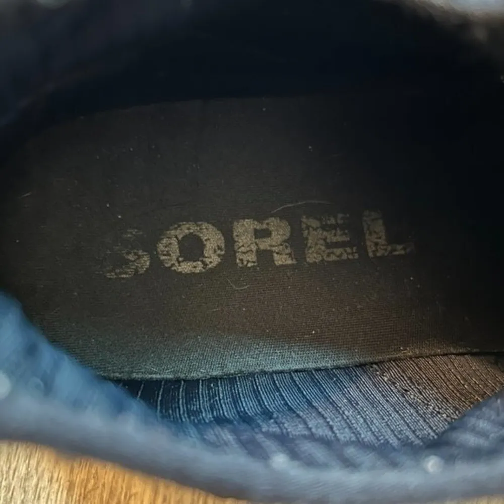 SOREL Women's  Sneakers Kinetic Sneak Black/Sea Salt Size 8 - Image 7