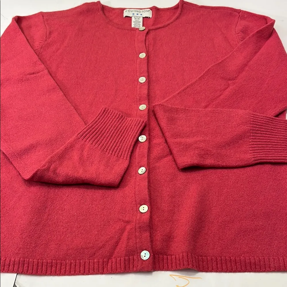 Covington Red Cashmere Sweater - Image 14