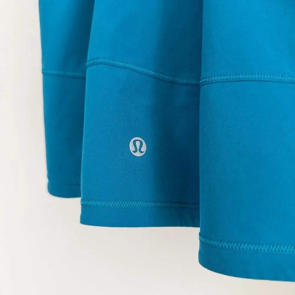 Lululemon Pace Rival Skirt Womens 14 Hawaiian Blue Skort Tiered Yoga Workout - Image 5