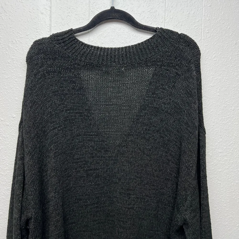 H&M Long Length Tunic Sweater Womens Large Casual Workwear Mob Wife Contemporary - Image 7