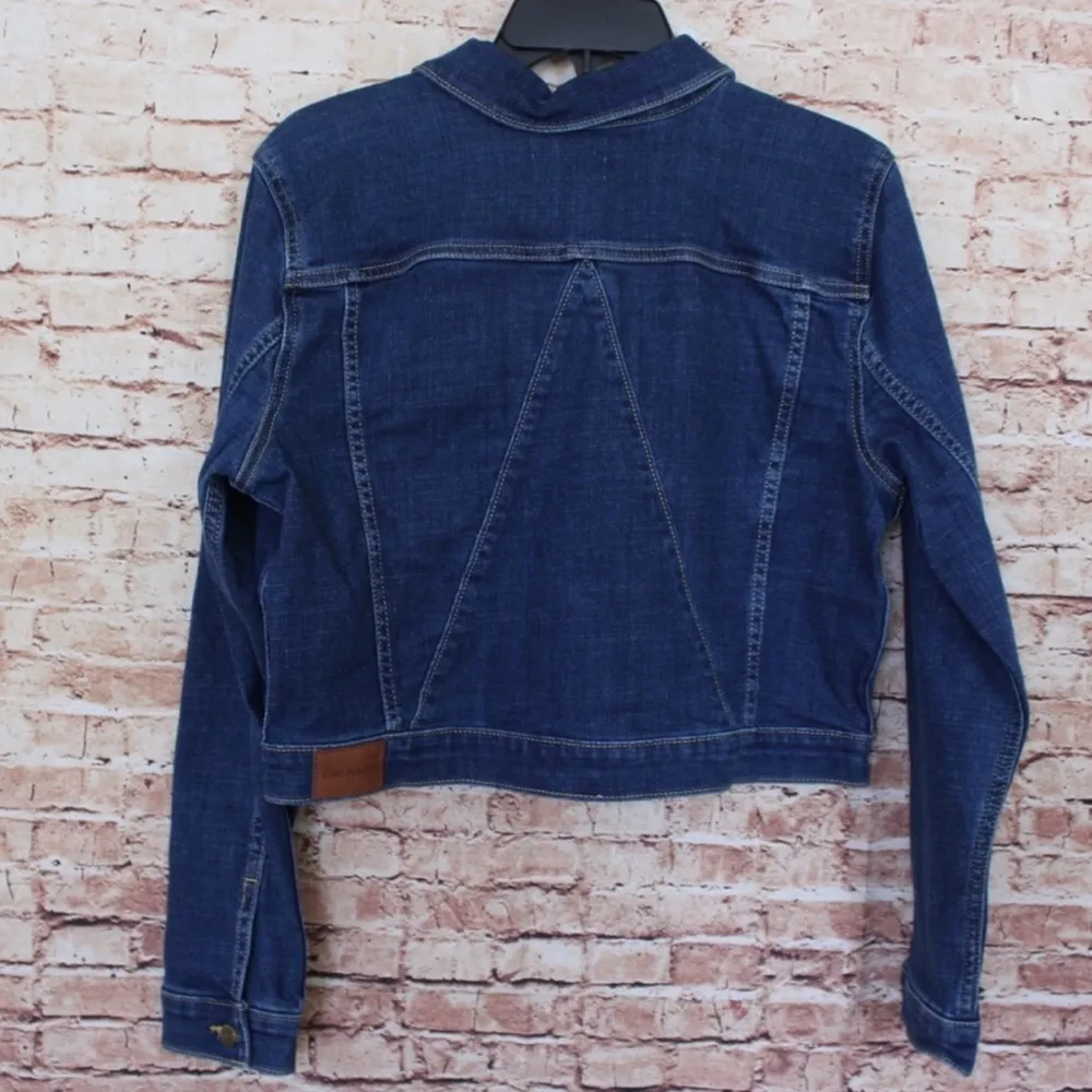 Calvin Klein | Waist Length Blue Denim Jacket - Image 5
