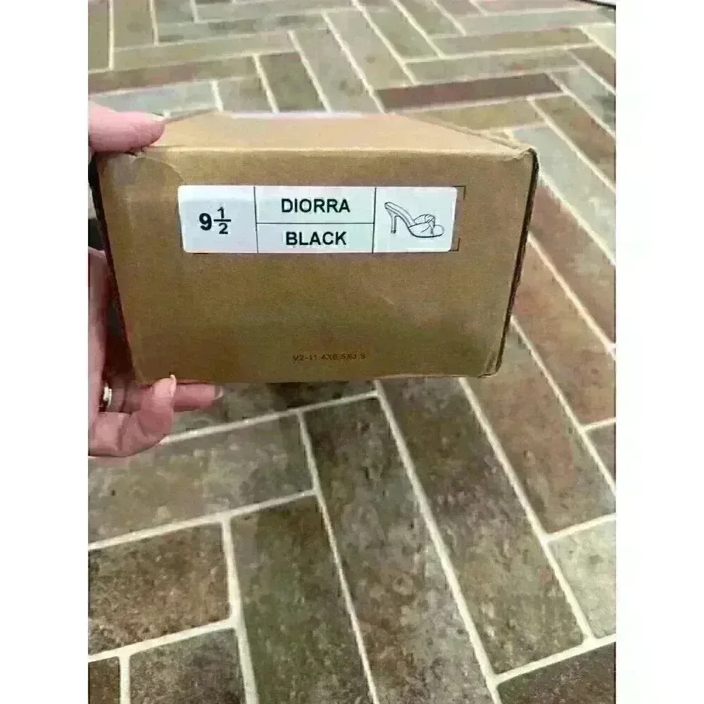 Journee Collection  Black Knot Heel Sandals size 9.5 NWB‎ - Image 4