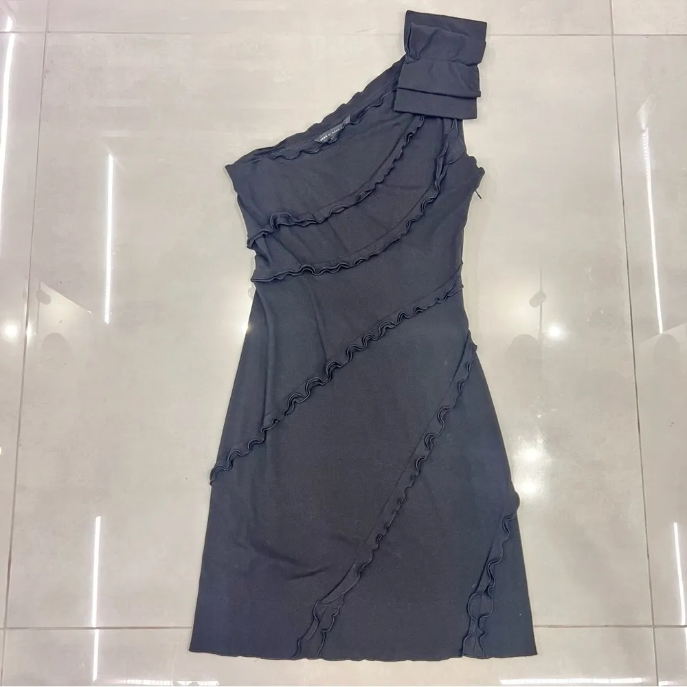 Marc By Marc Jacob’s Ruffle One Shoulder Dress - Image 3