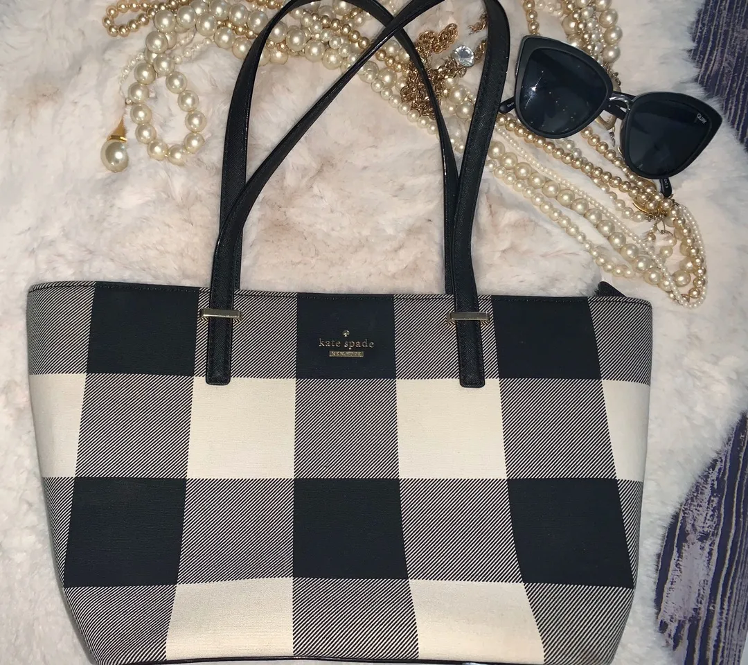 Kate Spade Plaid Purse - Image 2