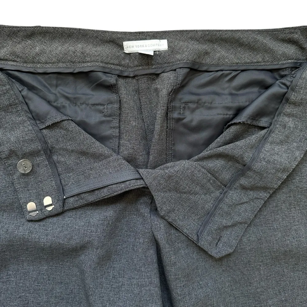 New York & Company Pants Gray 16‎ Tall High Waist Bootcut Capsule Piece Classic Size undefined - Image 4
