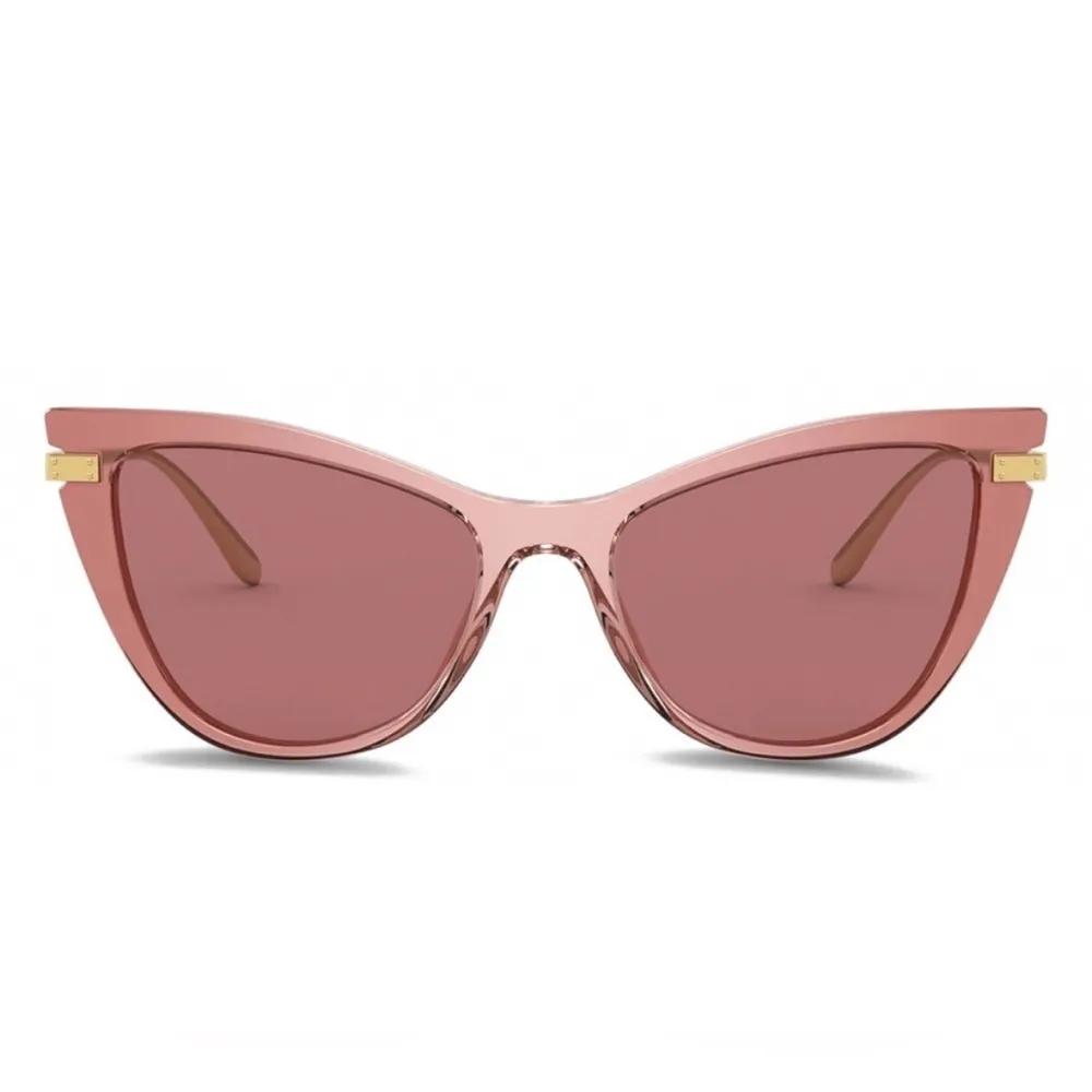 DOLCE & GABBANA pink soft cat eye sunglasses - Image 2