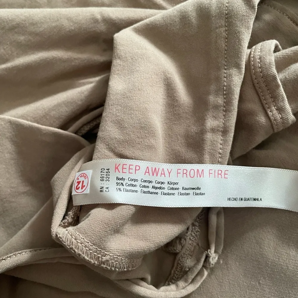 NWOT IR Free People Movement Hot Shot Mini Dress Mocha Latte size M Tan Size M - Image 7