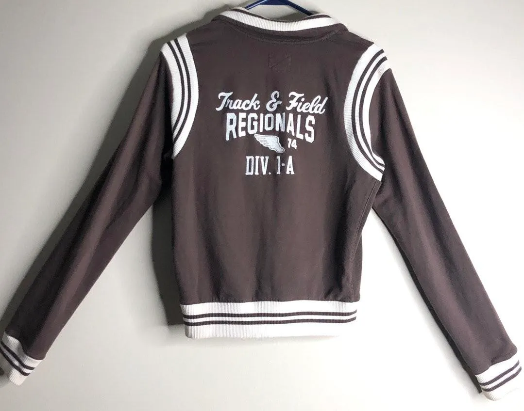 Track Jacket Brown Size L - Image 3