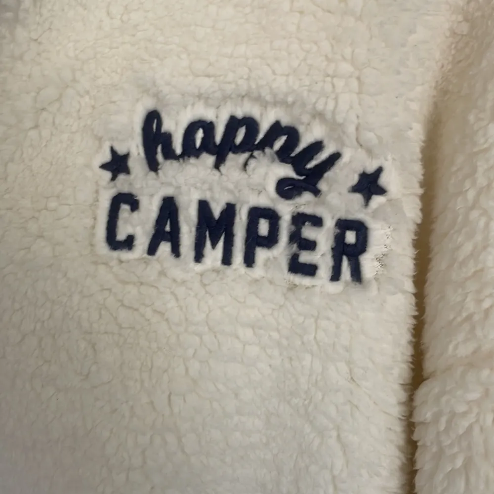 White Sherpa fleece Grayson threads size small - Image 5