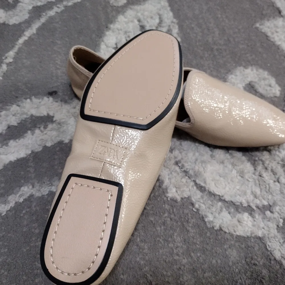 ZARA Tan Loafers - Image 3