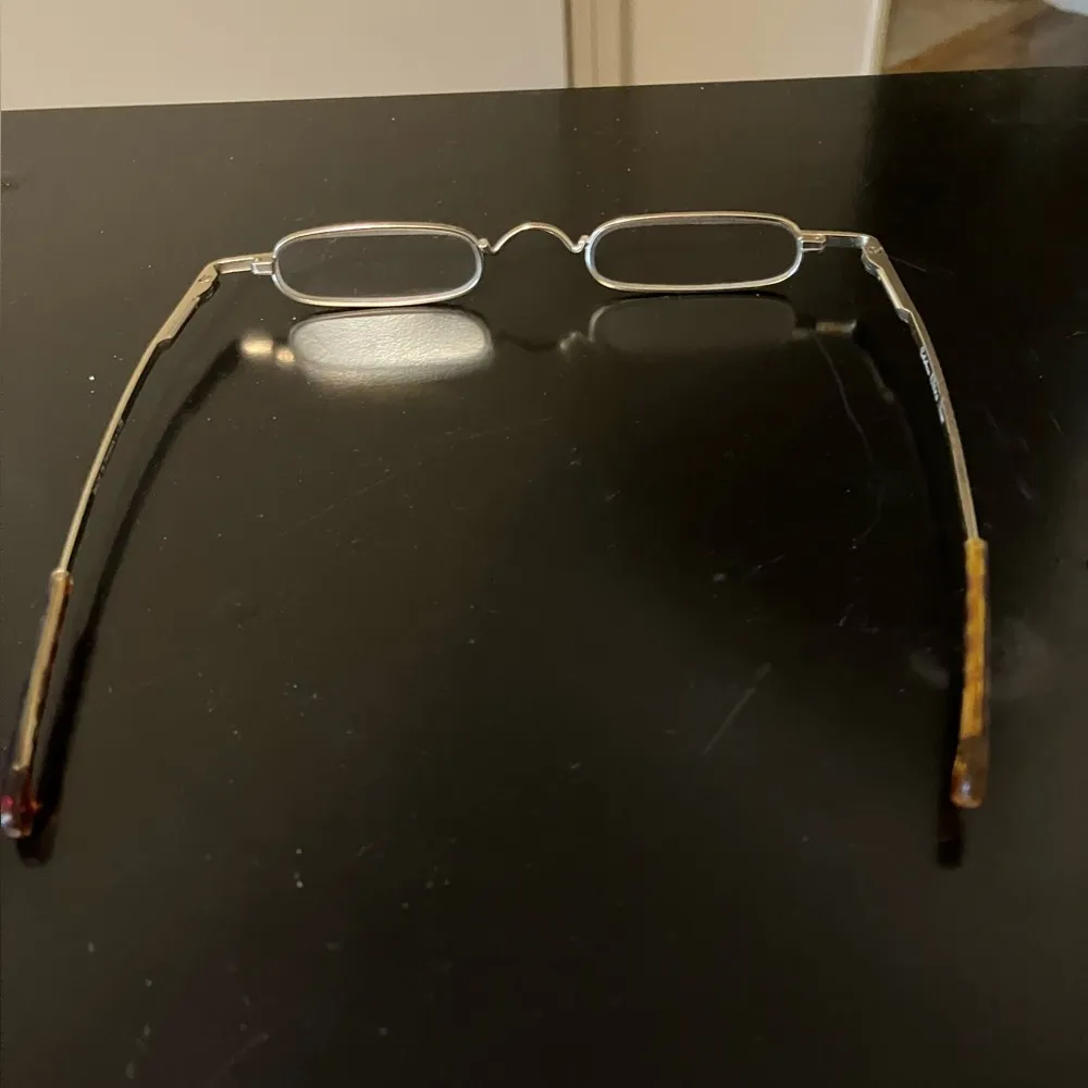 Vintage Calabria Mini Reading Metal Glasses With Carry Bag for Easy Carry +1.25 - Image 5