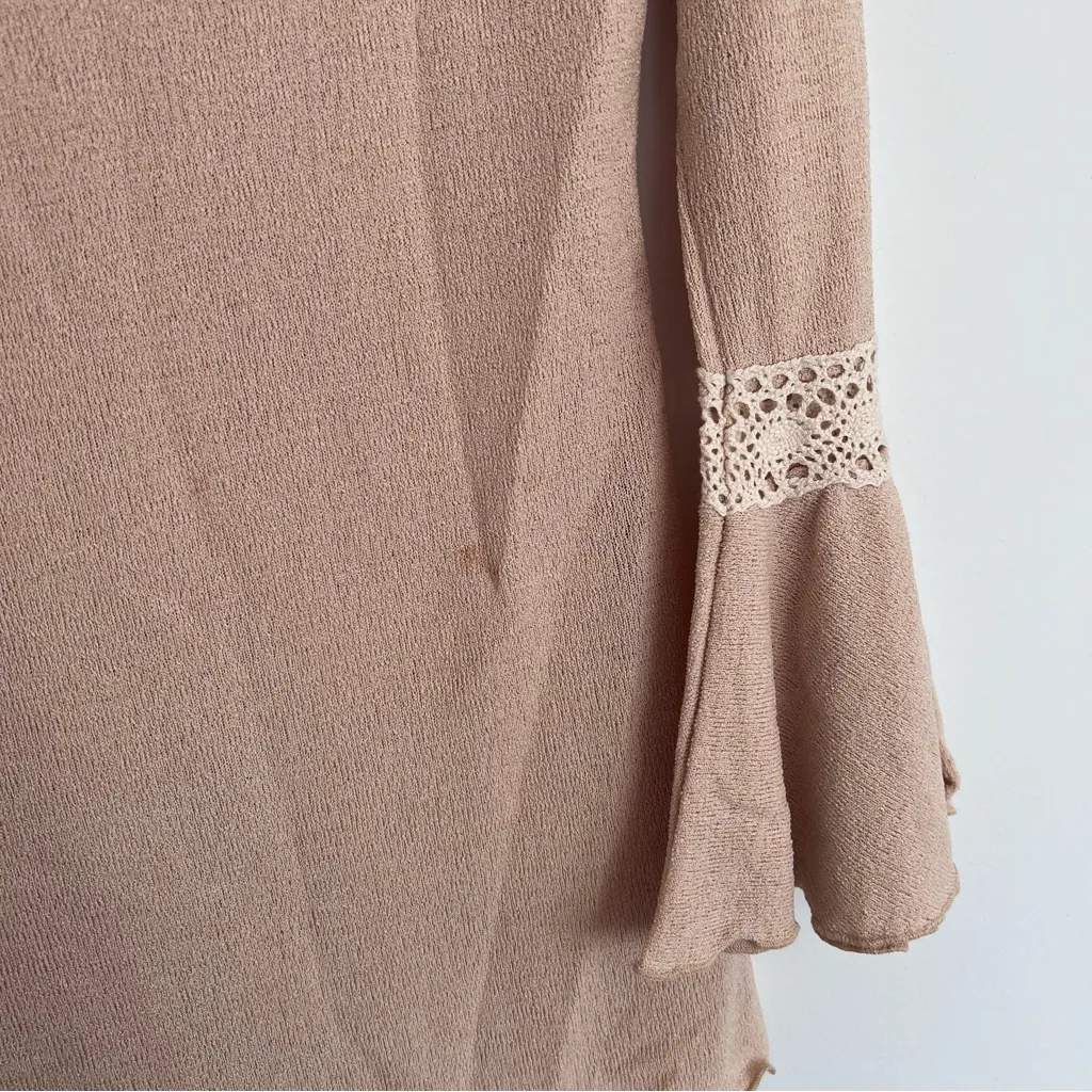 Vintage Y2K NWT old stock fashion bug witchy whimsical goth boho bell sleeve top - Image 4