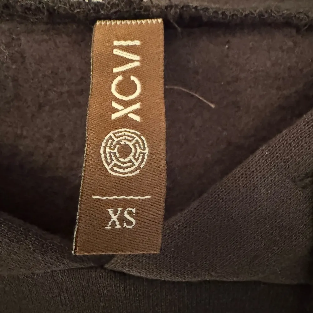 XCVI Loud Fast Rules Women’s Black Hoodie Size XS - Image 4