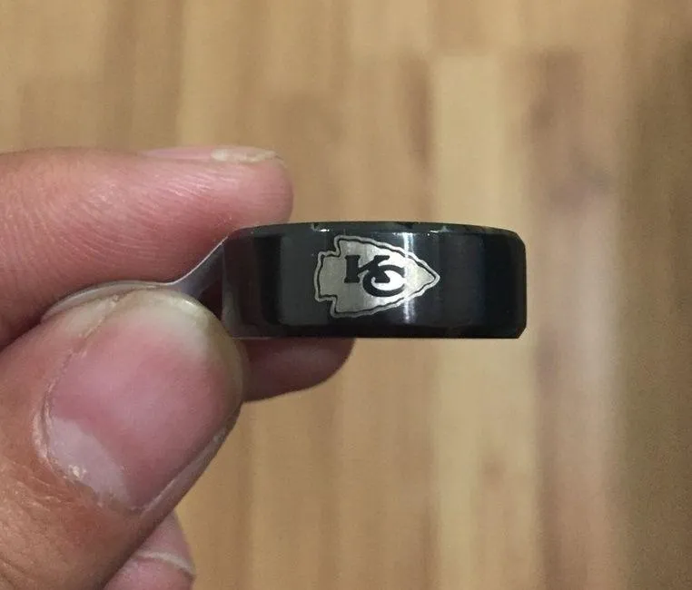Black Kansas City Chiefs Ring - Image 4