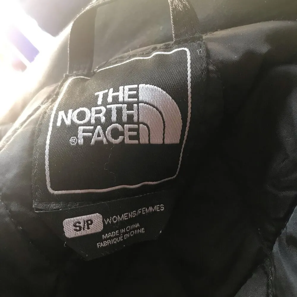 North Face Full Zip Black Winter Quilted Lined Jacket Women's Size Small - Image 10