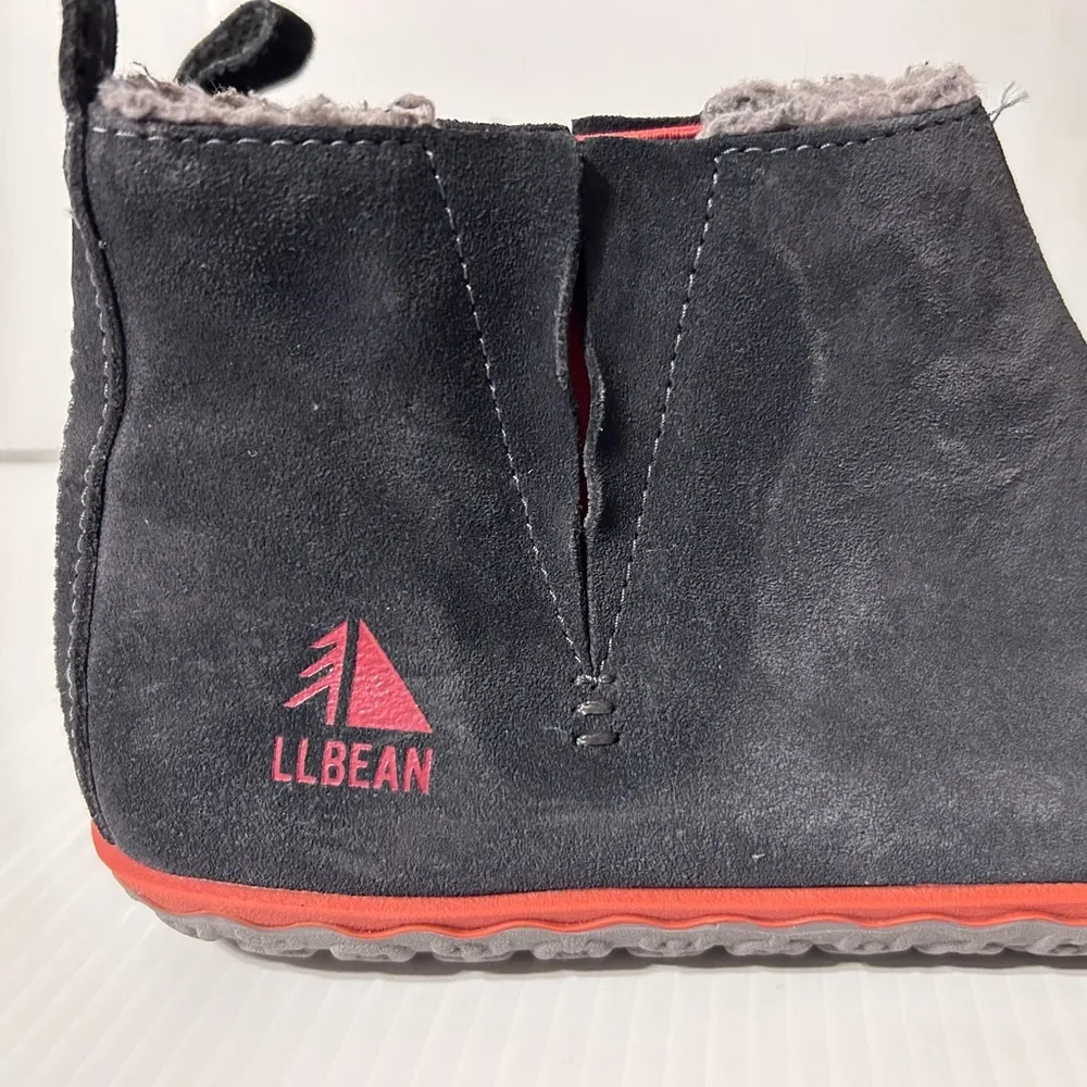L.L. Bean suede gray lined pull - Image 7