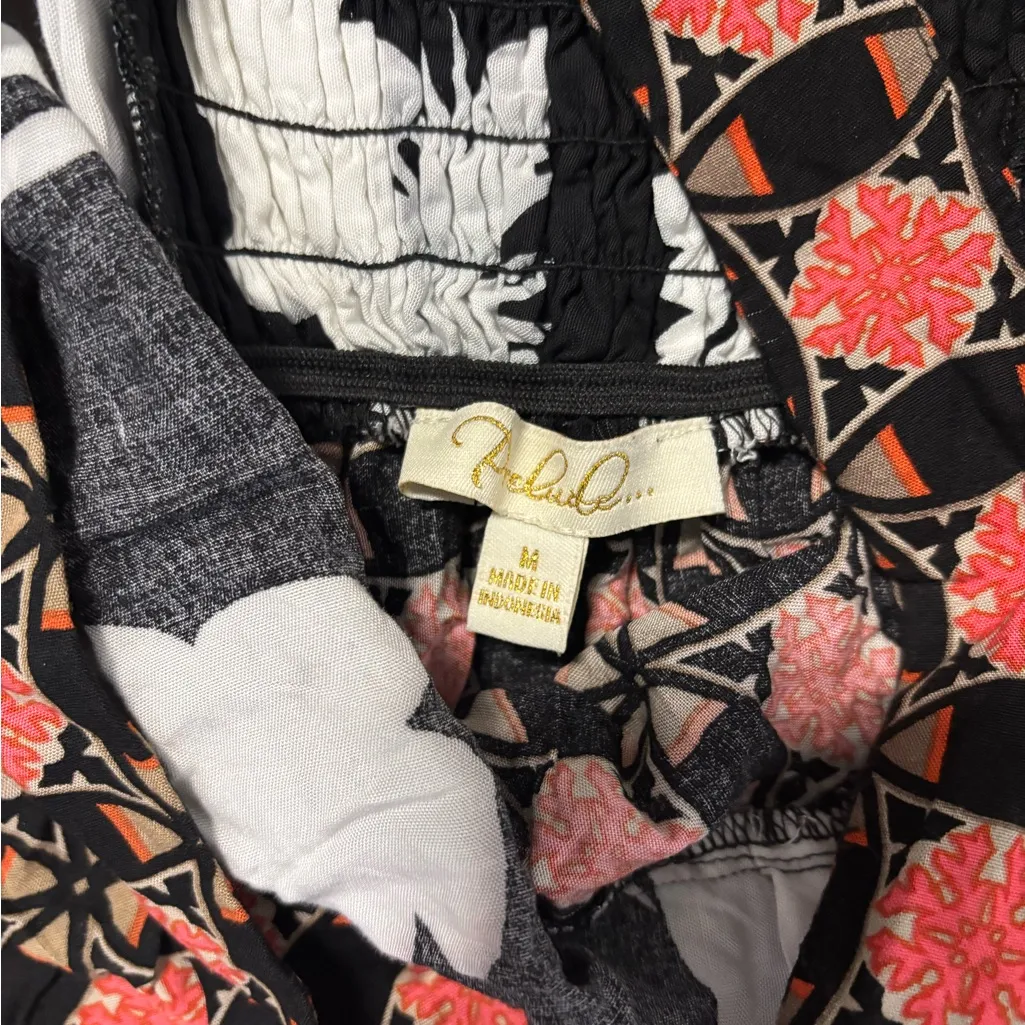 Boho style Floral Maxi Dress with Bold Patterns Red Size M - Image 5