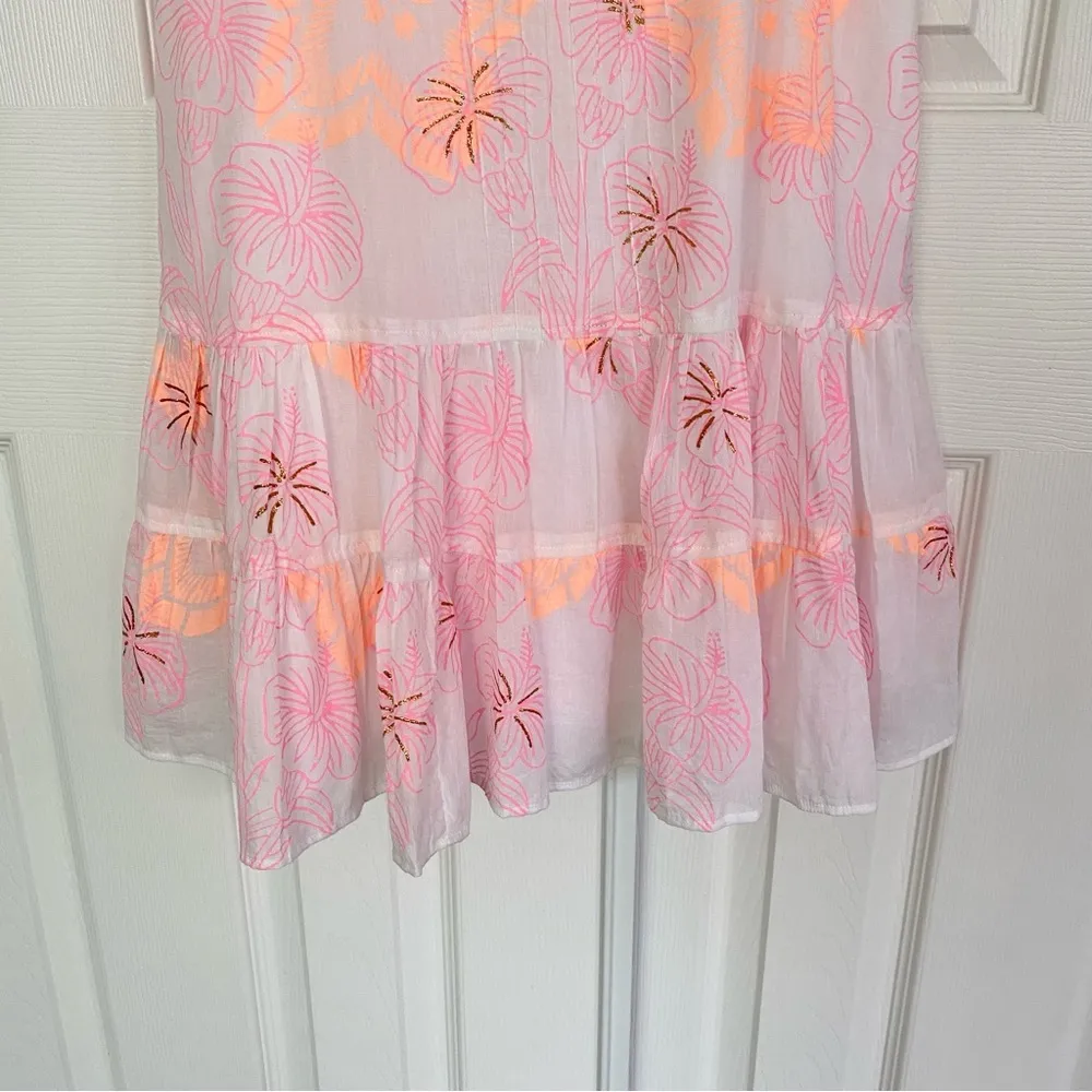 Juliet Dunn Tahiti Cami Dress Neon Pink Size 1=S - Image 6