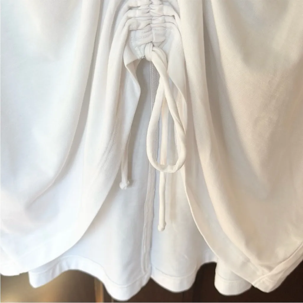 Like New Athleta Ruched Front Long Sleeve
Top White Size Large - Image 7